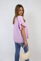 Frill Sleeve Top