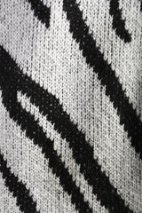 Zebra Stripe Knitted Jumper