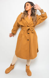 Oversized Belted Trench Coat