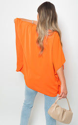 Button Down V Neck Casual Loose Tops