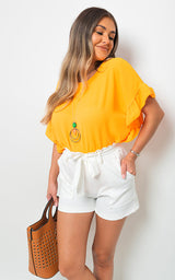 Frill Sleeve Top