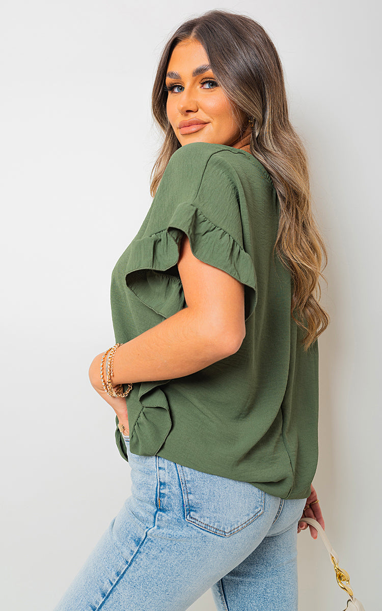 Frill Sleeve Top